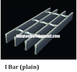 China Plain I-bar Type Steel Grating, Self Cleaning Bar Grating supplier