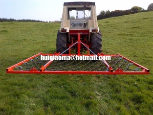 China Chain Pasture Harrows with Utility Vehicles,GHL14 14ft Wide supplier