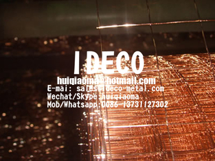 China Self-Colour Copper Washed Welded Wire Mesh Rolls, Fine Copper Coated Industrial Welded Mesh Sheets supplier