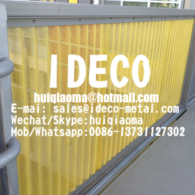 Aluminum Corrugated Perforated Sheet Metal For Roofs Ceilings
